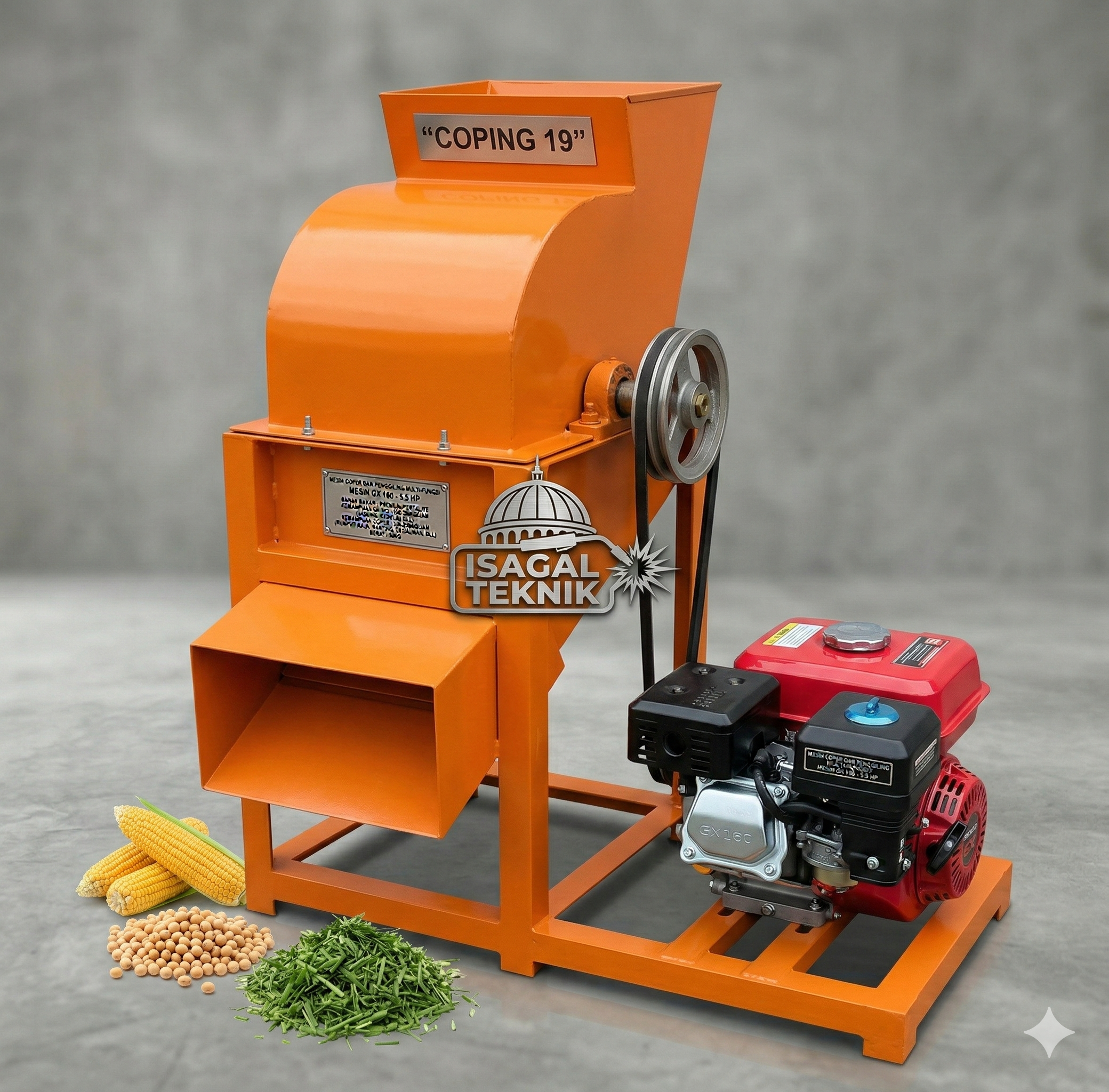 Mesin Multi Fungsi (Penggilingan dan Coper/Cacah)